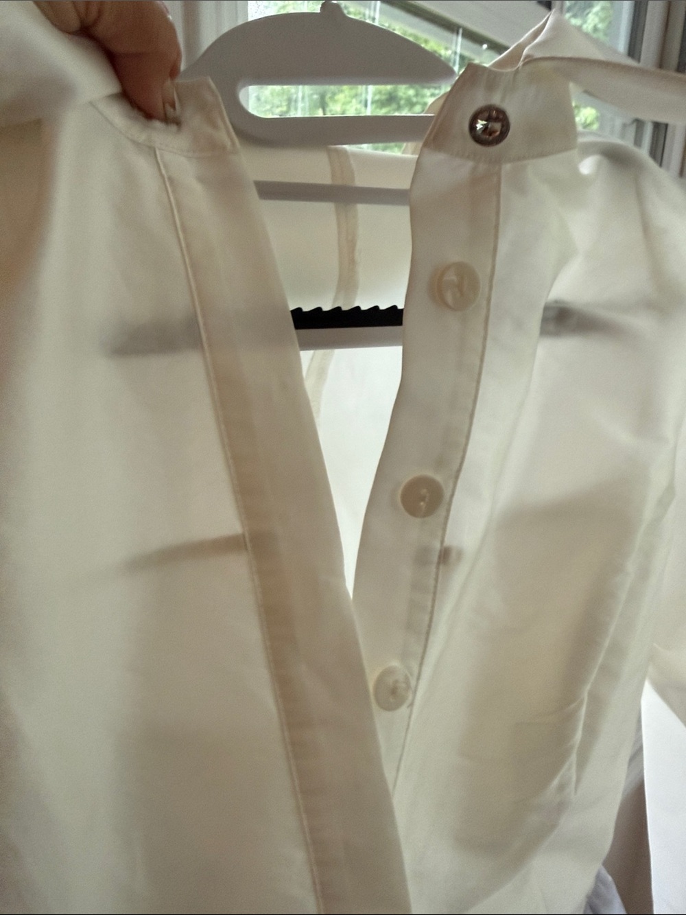 Rickie Freeman for Teri Jon Cream Button-Front fully lined dress - Picture 7 of 16